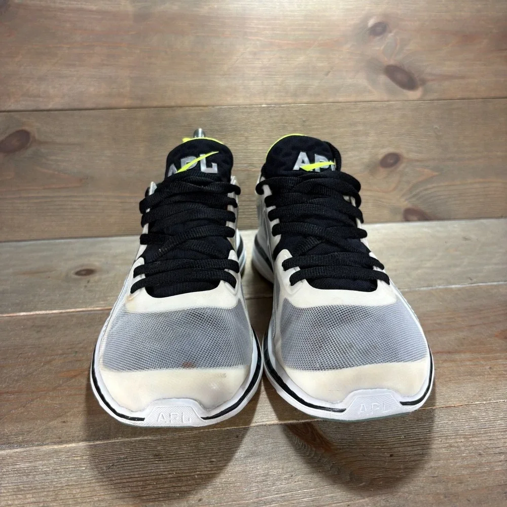 APL Prism Womens size 8.5 shoes White Mesh Neon Trim Running sneakers